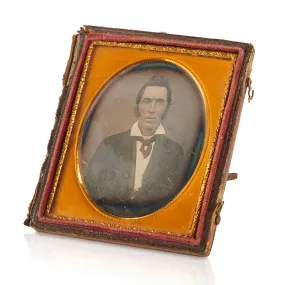 0045 (A D) Gold Framed Photo of Older Gentleman
