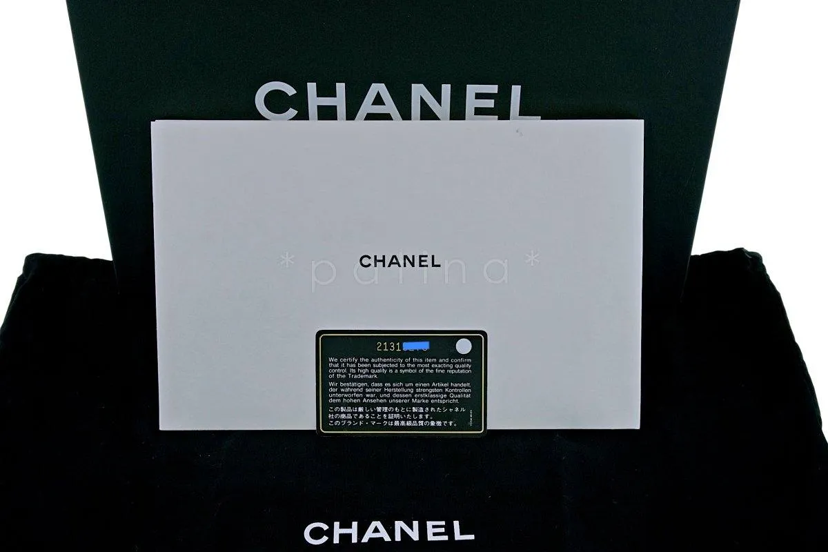 15A Chanel Medium Black/Cream Shearling Classic Boy Flap Bag RHW