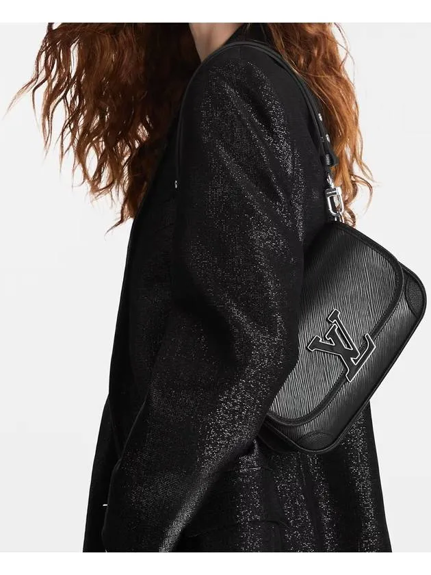 24 Years Women s Bush Leather Mini Bag Cross Black 59386