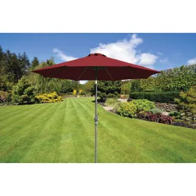 2.7M Wine Parasol with Crank & Tilt
