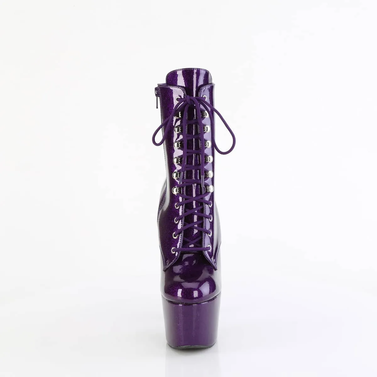 ADORE-1020GP Purple Glitter Calf High Boots