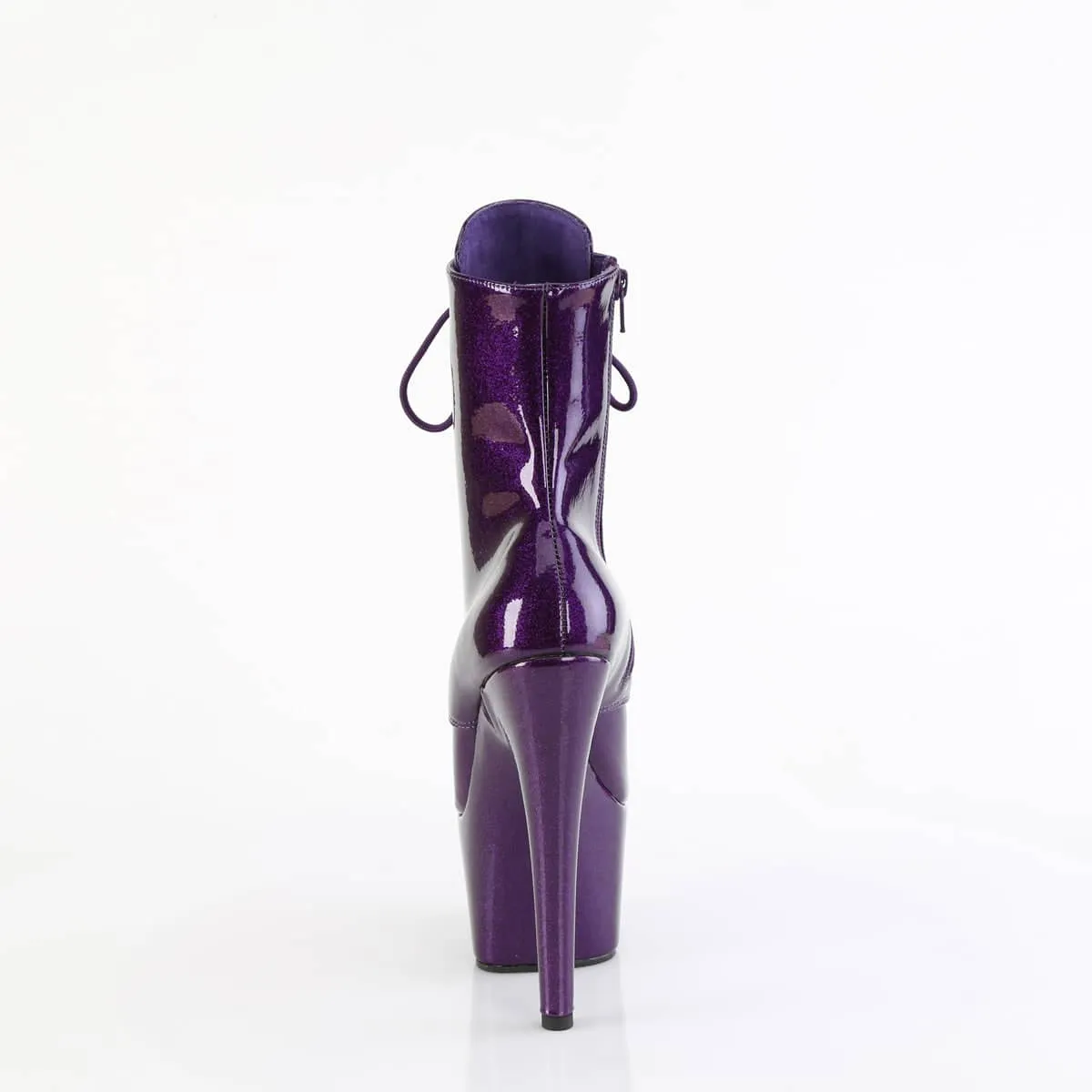 ADORE-1020GP Purple Glitter Calf High Boots