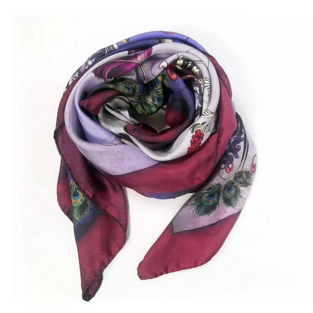Amor Vinctus Omnia Silk Scarf - Santorus