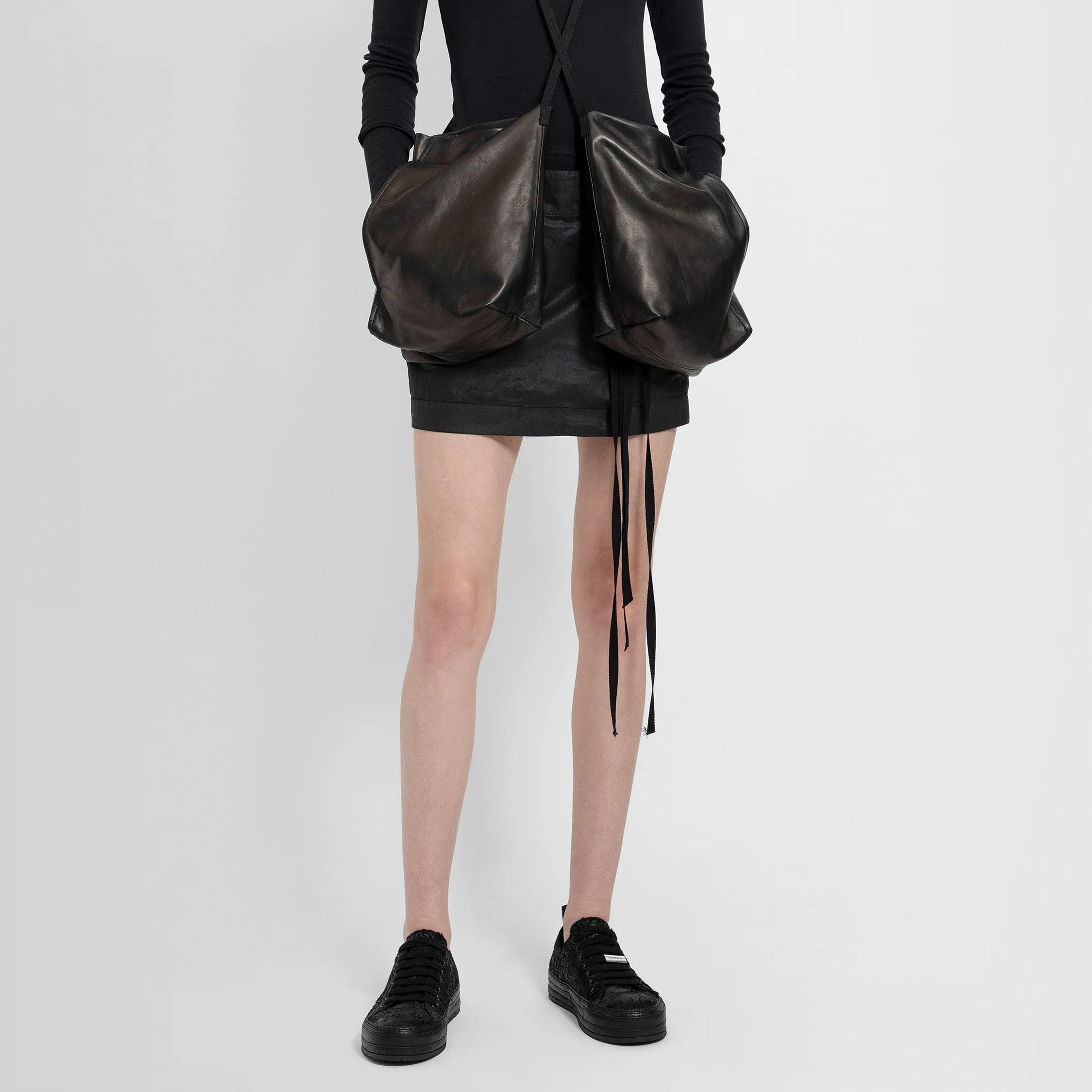 ANN DEMEULEMEESTER WOMAN BLACK SKIRTS