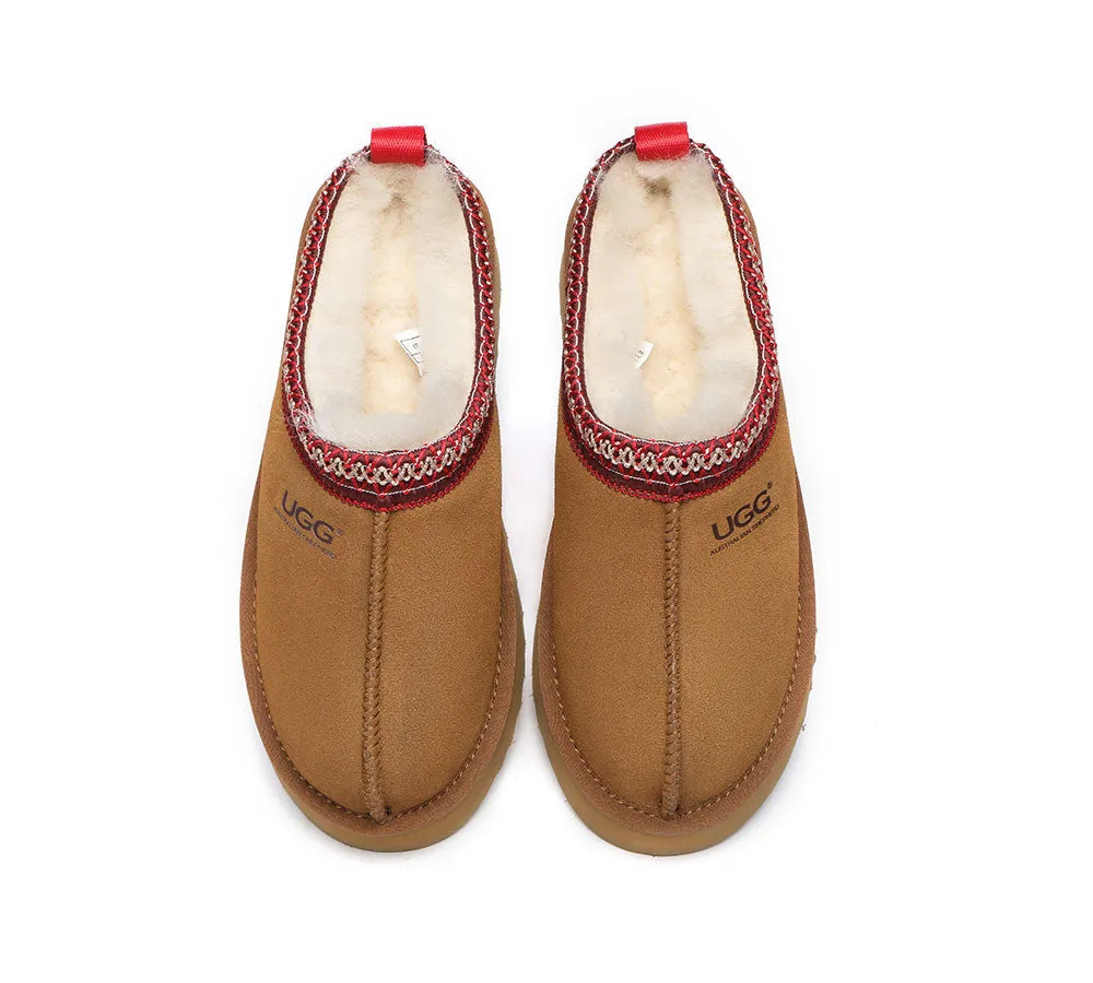AUSTRALIAN SHEPHERD® UGG Sheepskin Wool Ankle Platform Tazzy Slippers Ventus