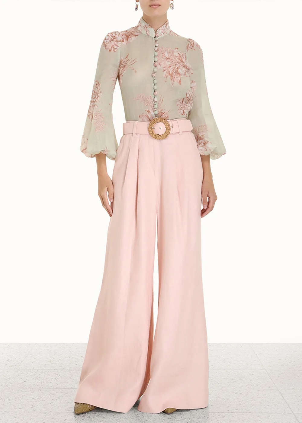 Ballet Postcard Wide-Leg Pants