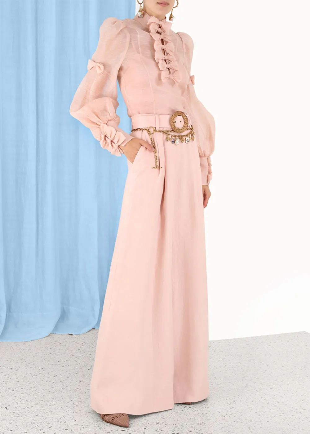 Ballet Postcard Wide-Leg Pants