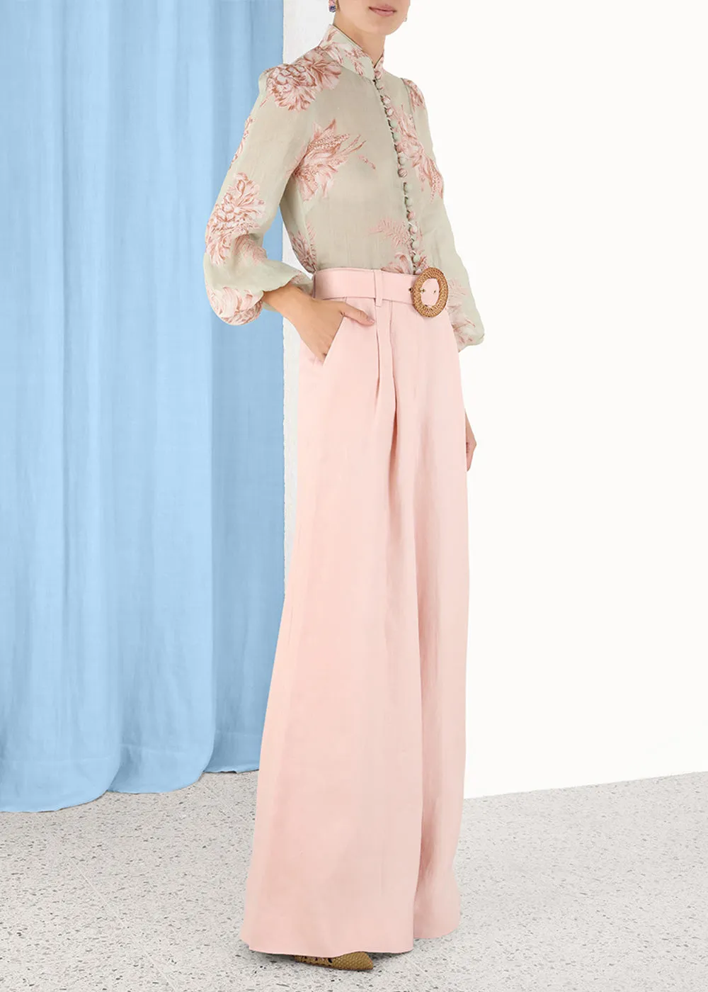 Ballet Postcard Wide-Leg Pants