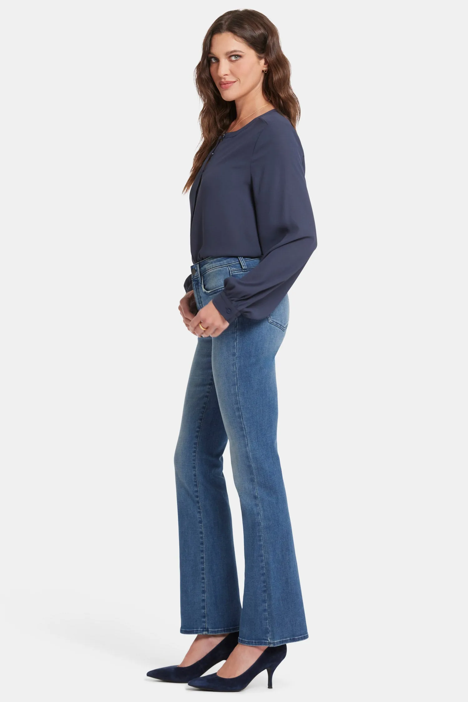 Barbara Bootcut Jeans - Cascade Wave