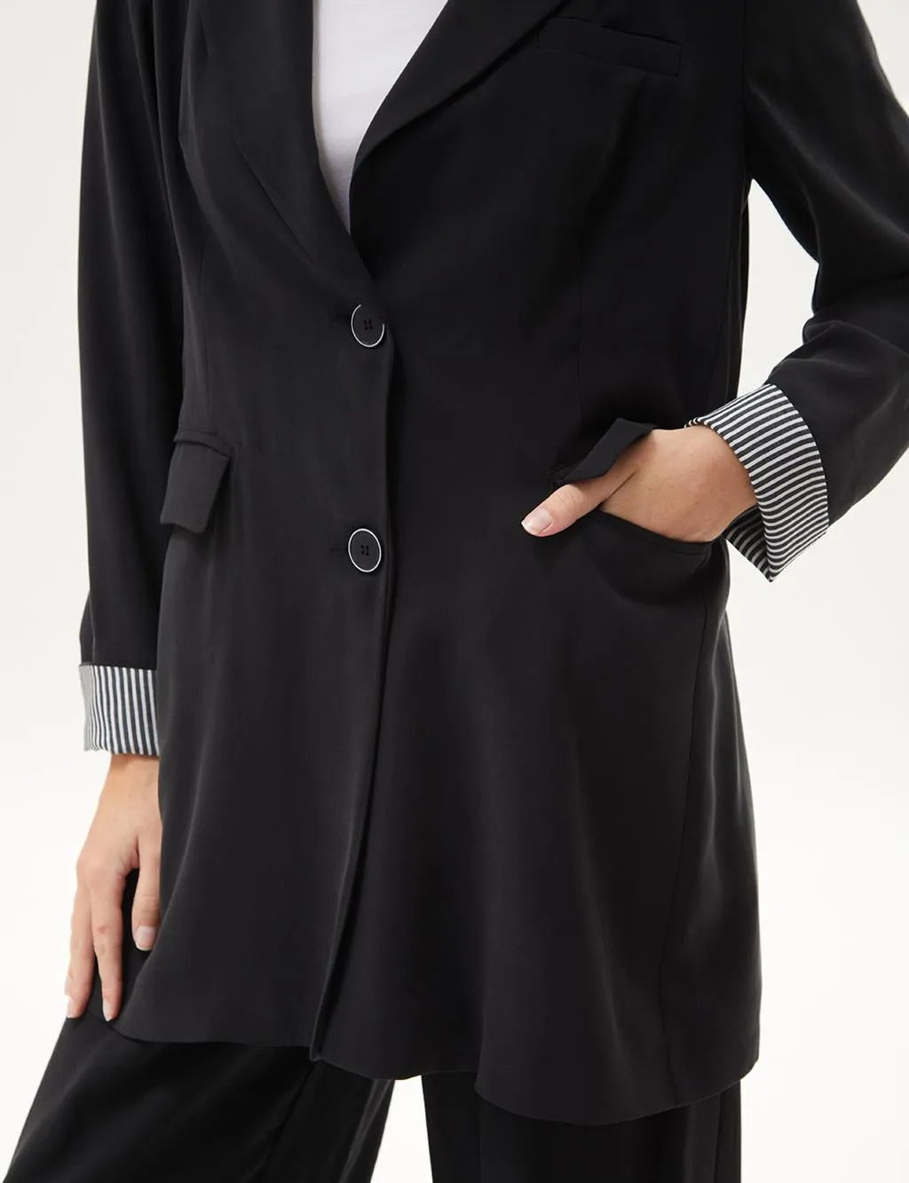 Basic Blazer Jacket Black