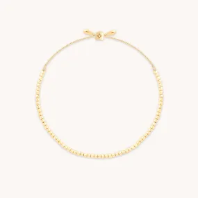 Beaded Bracelet in Solid Gold