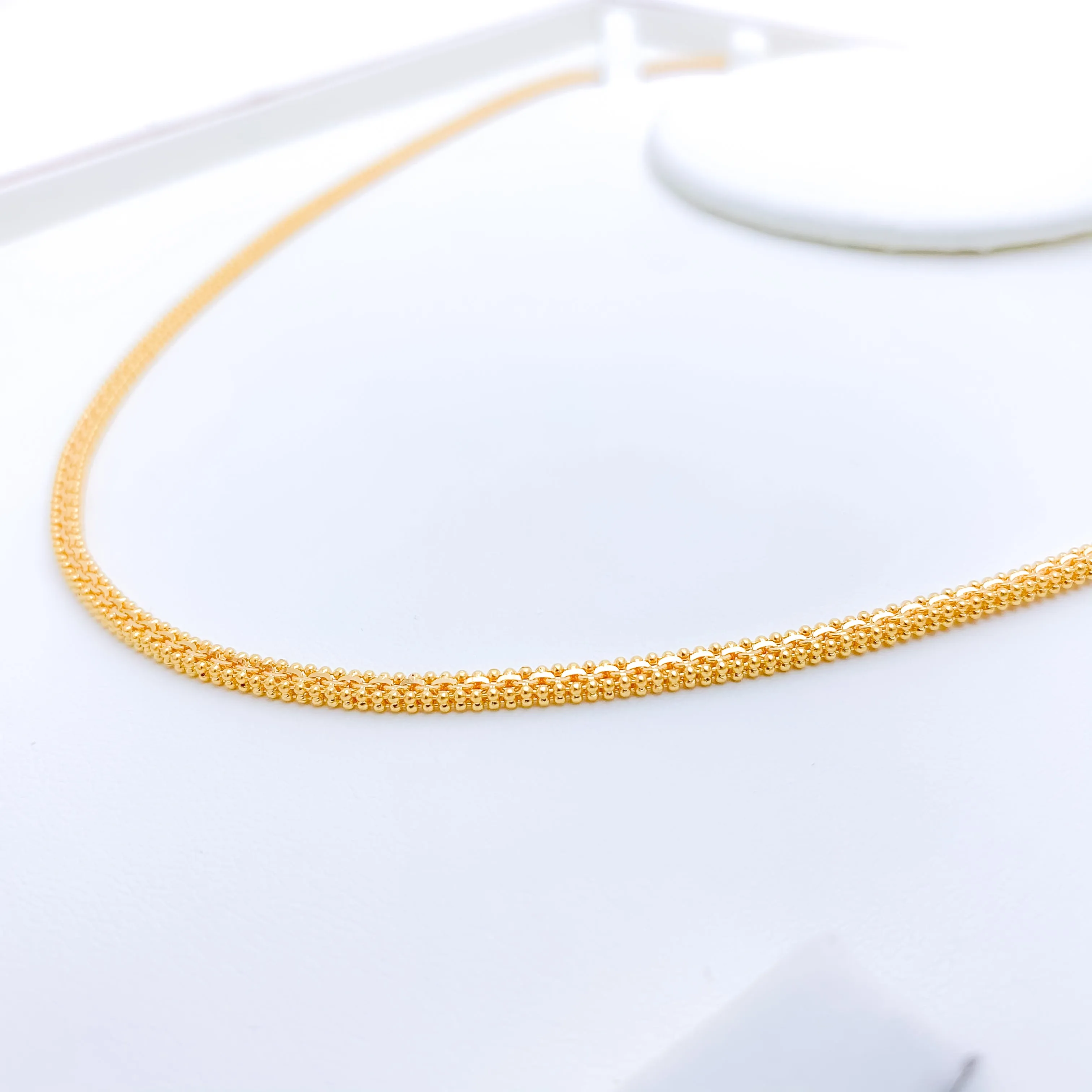 Beaded Square Chain - 26"