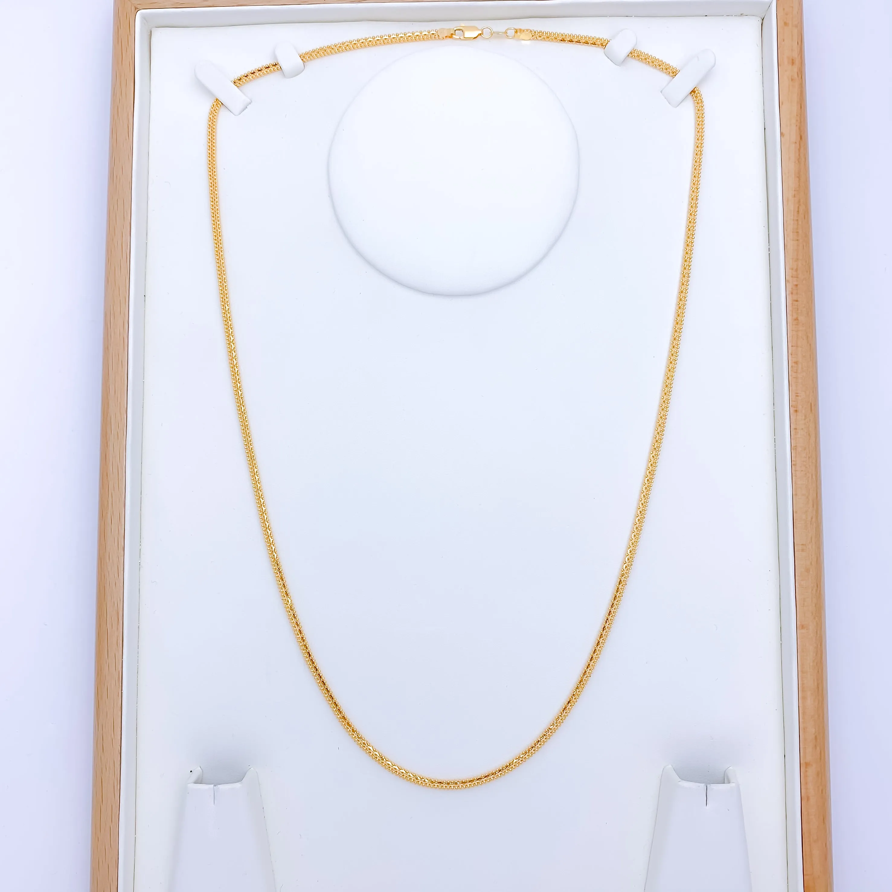 Beaded Square Chain - 26"