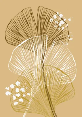Beige Gingko plant