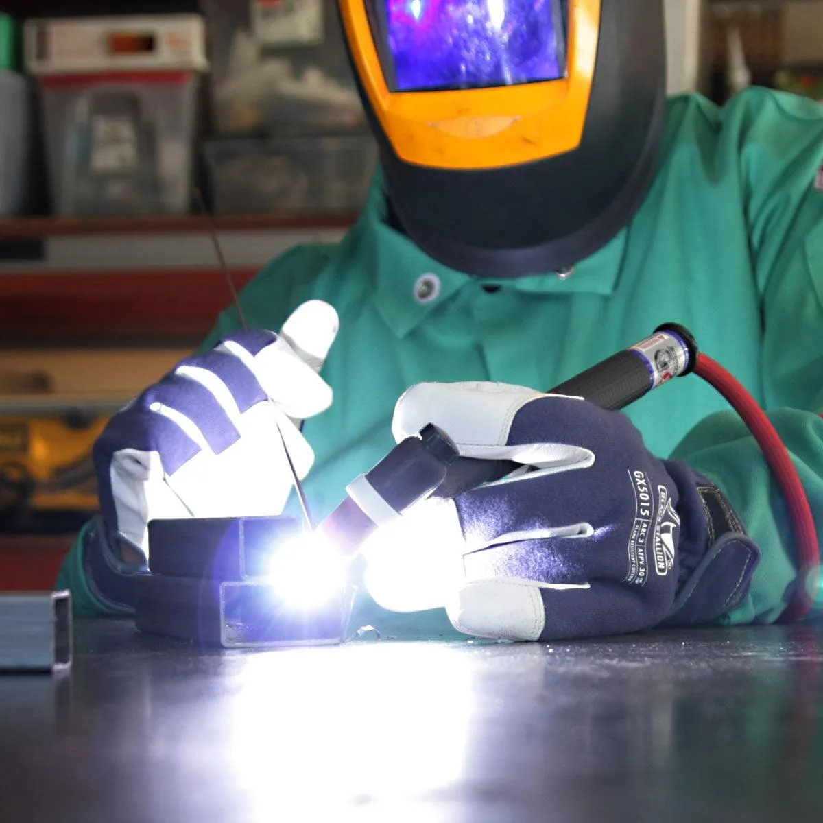 Black Stallion ARC-Rated Goatskin & FR Cotton Mechanics Glove - GX5015