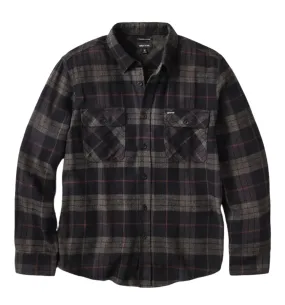 Bowery Heavyweight Flannel | Black/Charcoal/Black