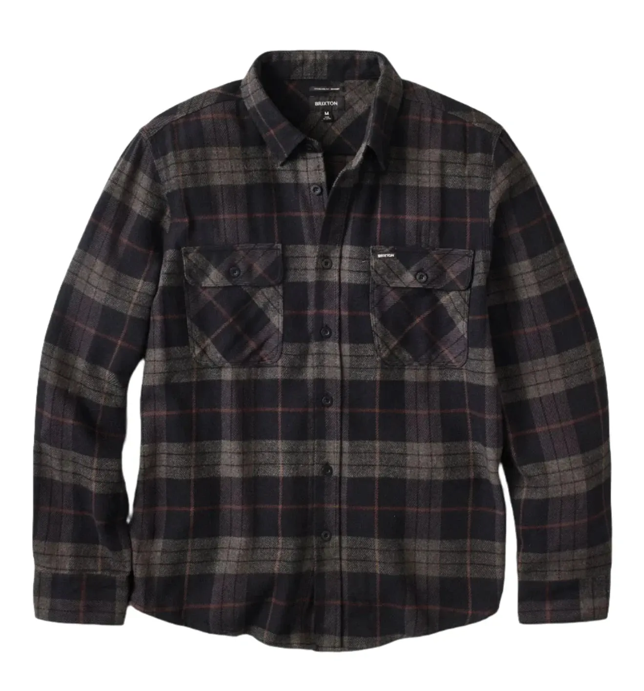 Bowery Heavyweight Flannel | Black/Charcoal/Black