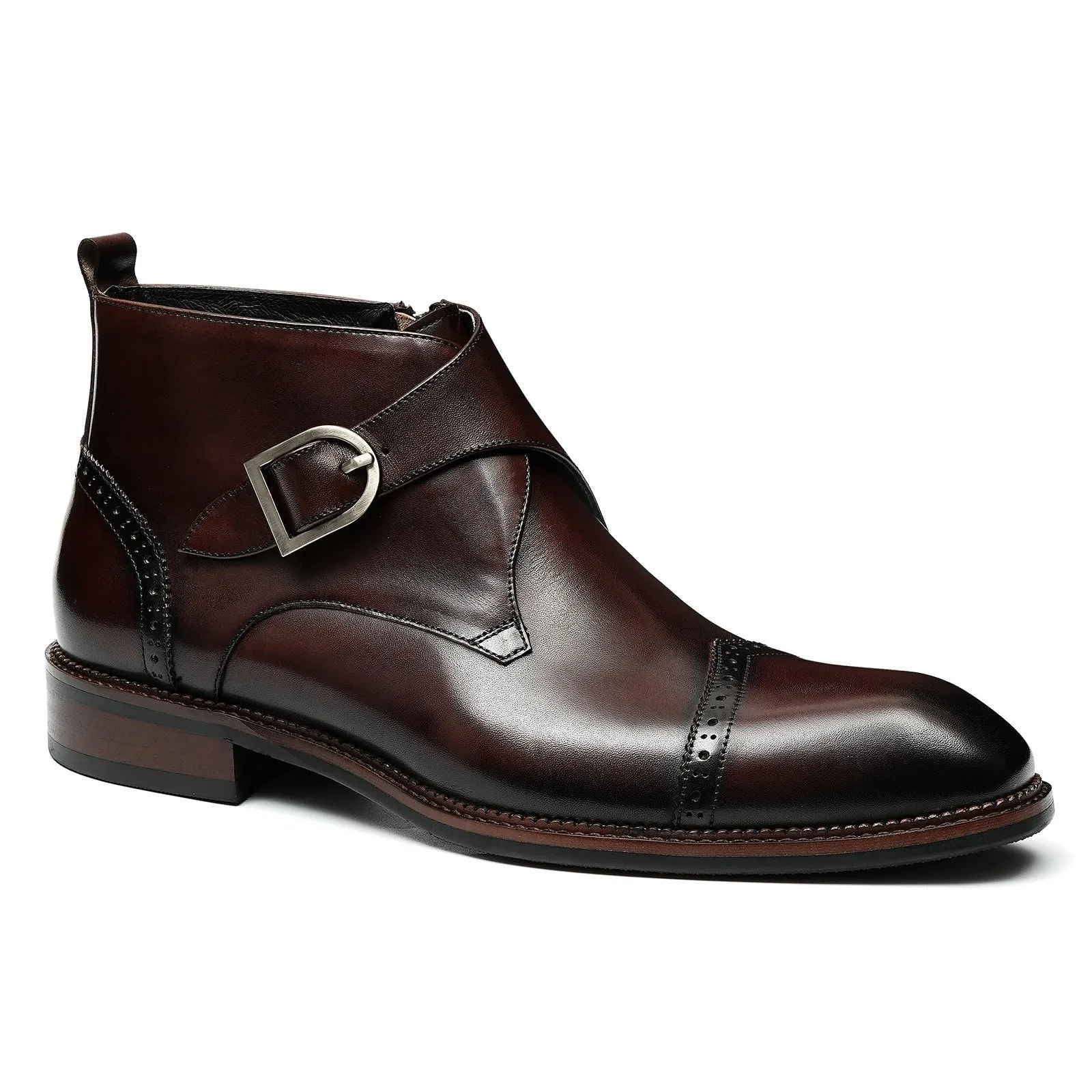 Brown Leather Martin Boots