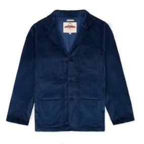 Burrows & Hare Cord Blazer - Midnight Blue