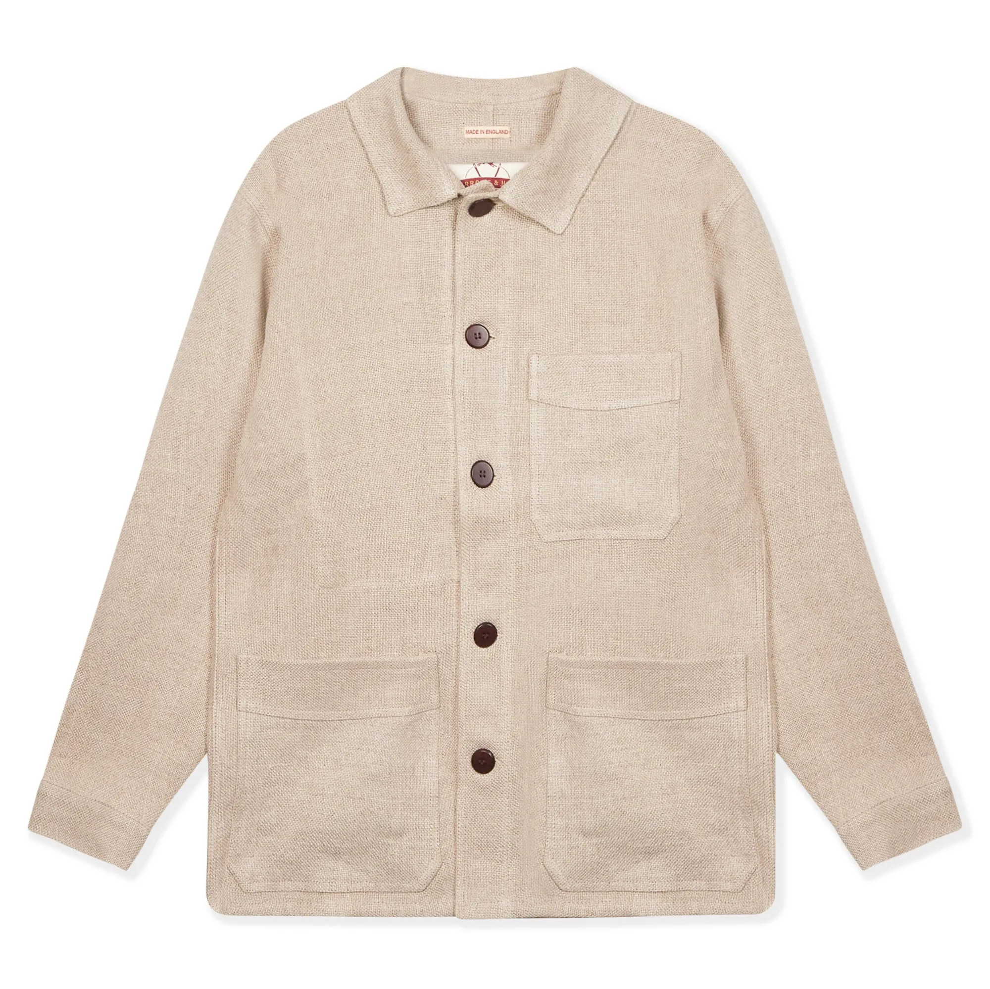 Burrows & Hare Linen Jacket - Ecru