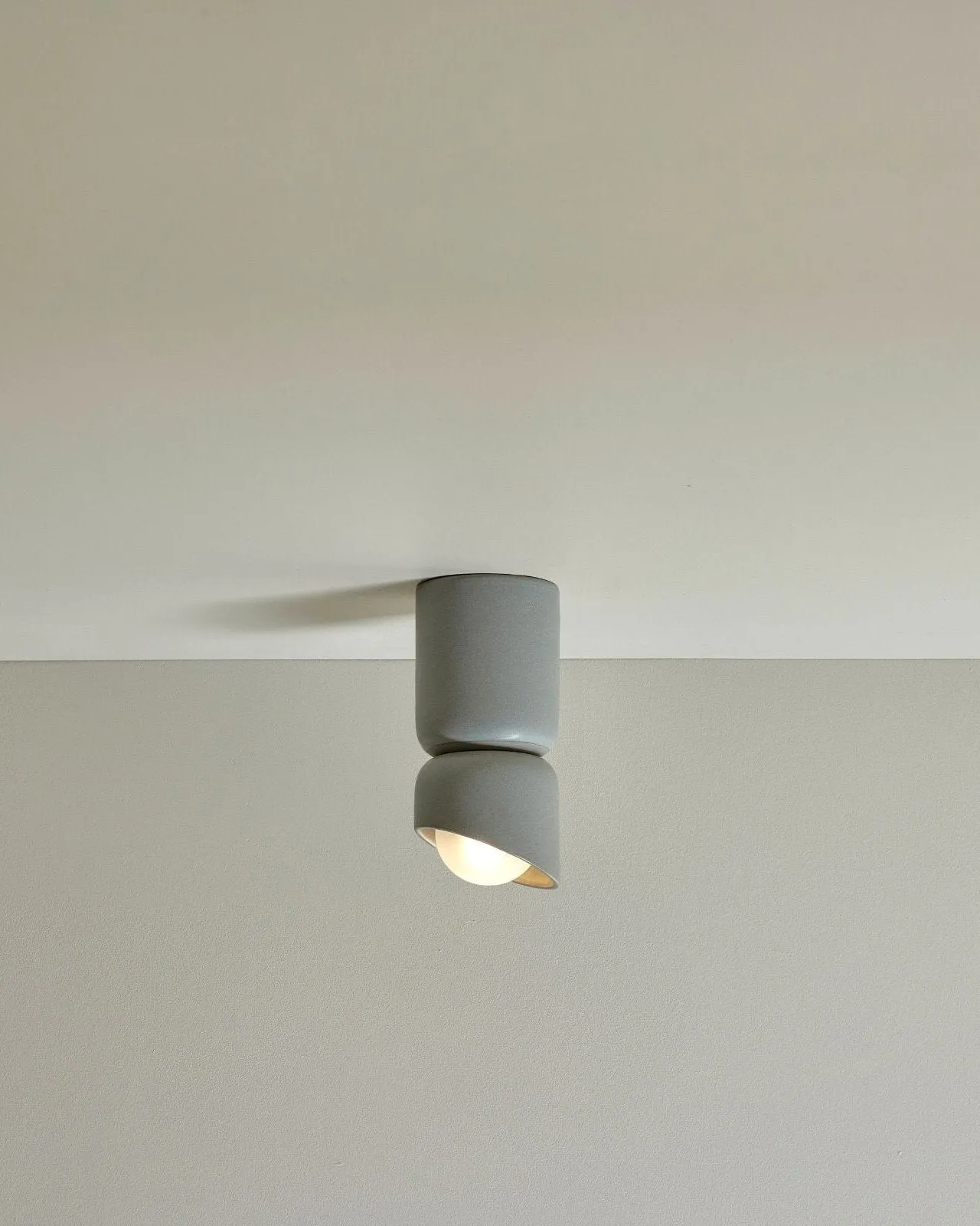 Ceramic Cylindrical Ceiling Light | Terra