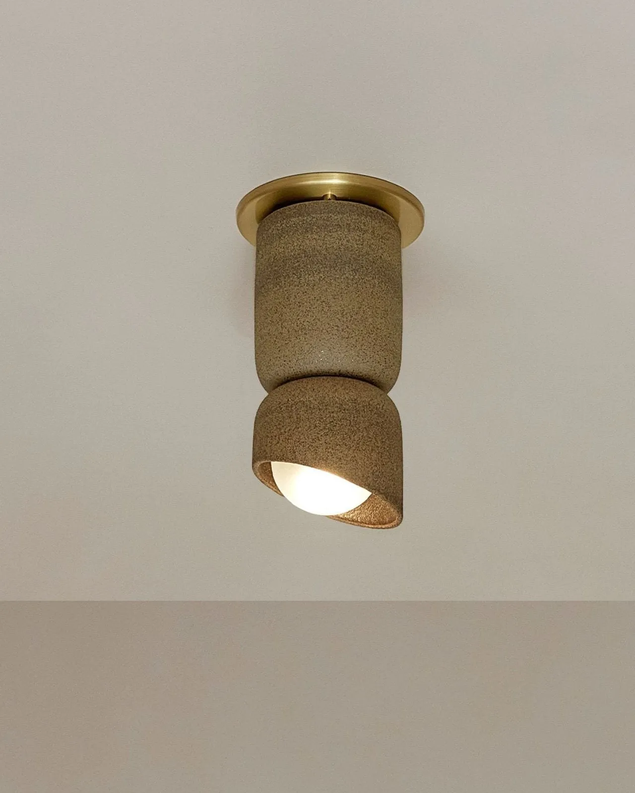 Ceramic Cylindrical Ceiling Light | Terra
