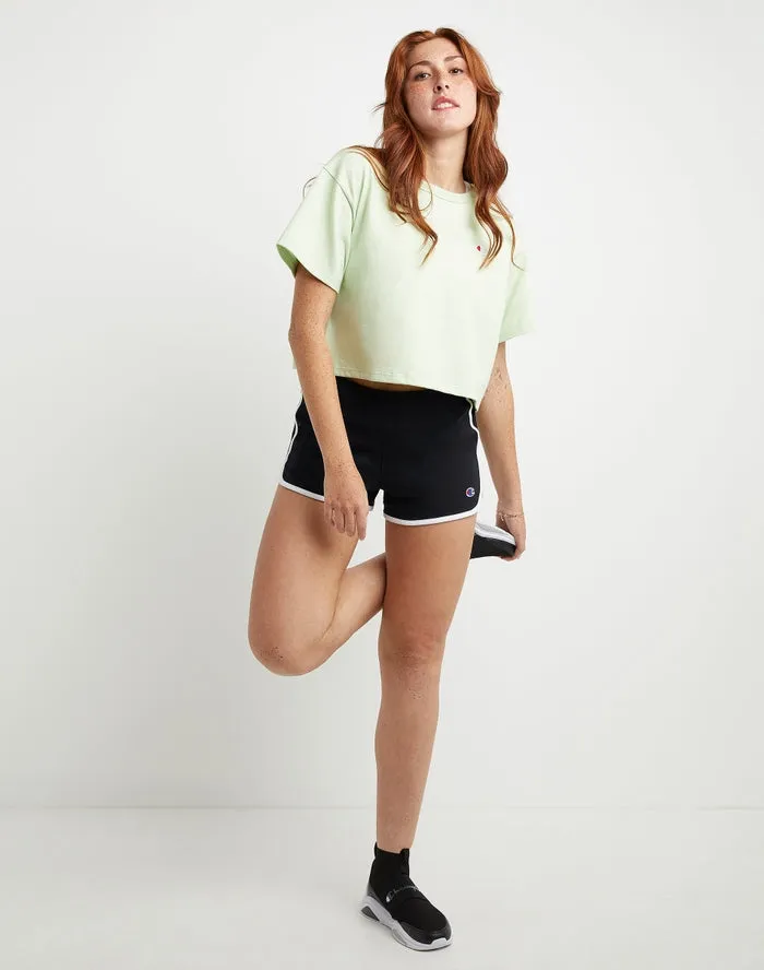 Champion Women's Gym Shorts 2.5" Black/White ML5668 012