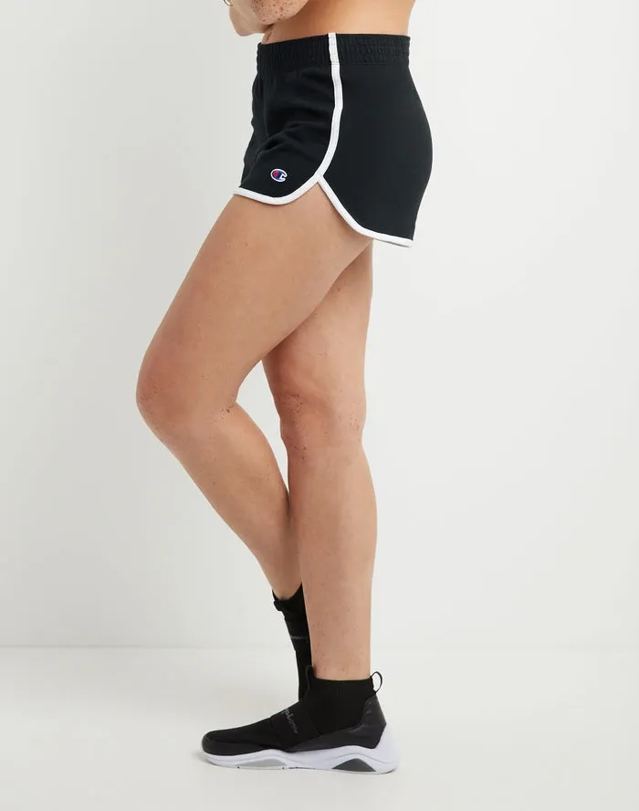 Champion Women's Gym Shorts 2.5" Black/White ML5668 012