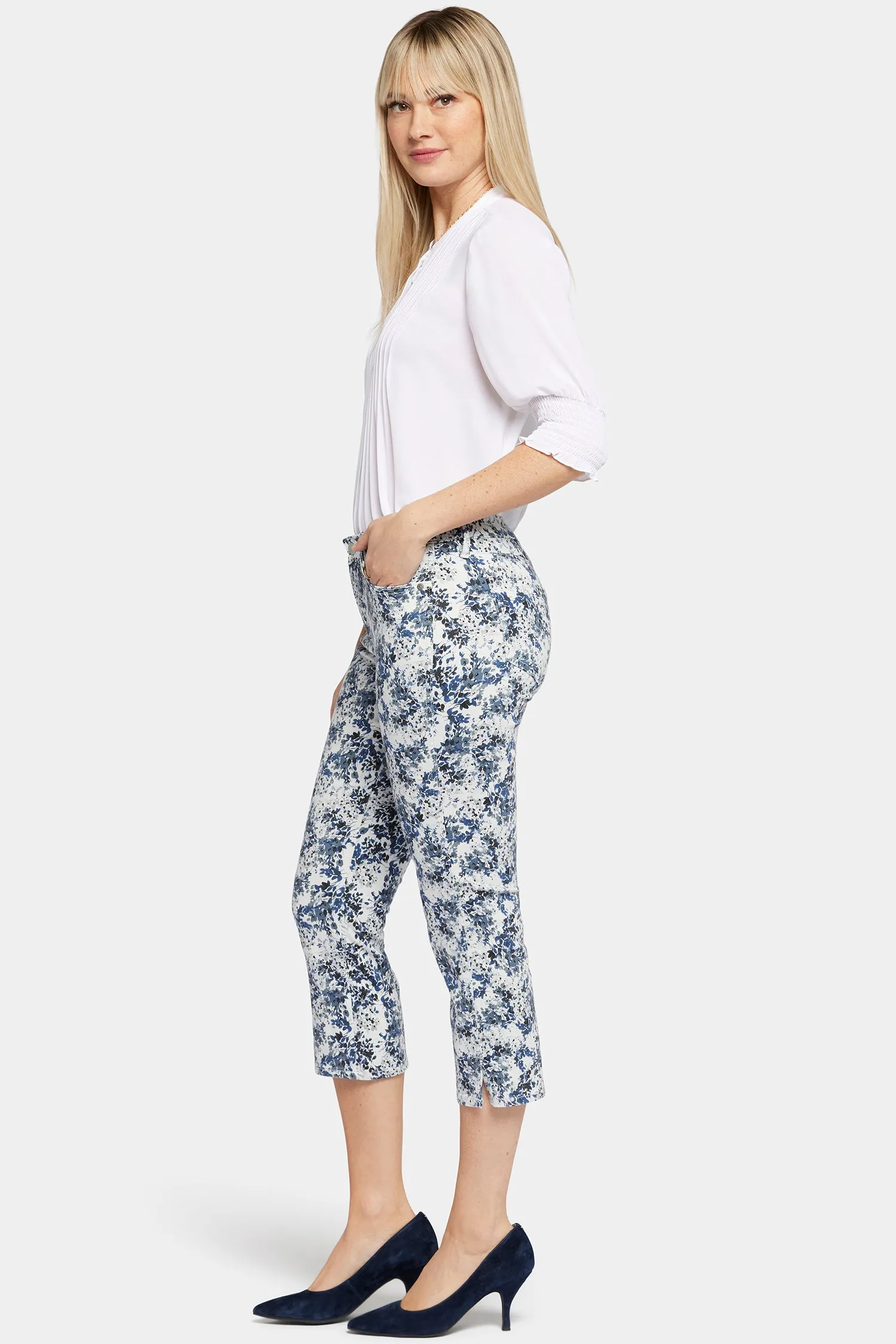 Chloe Capri Jeans - Forest Lagoon