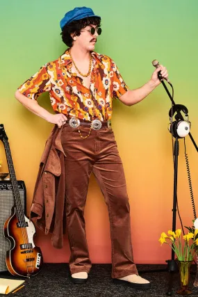 Come Together Brown Cord Trousers  -SSA577 - L