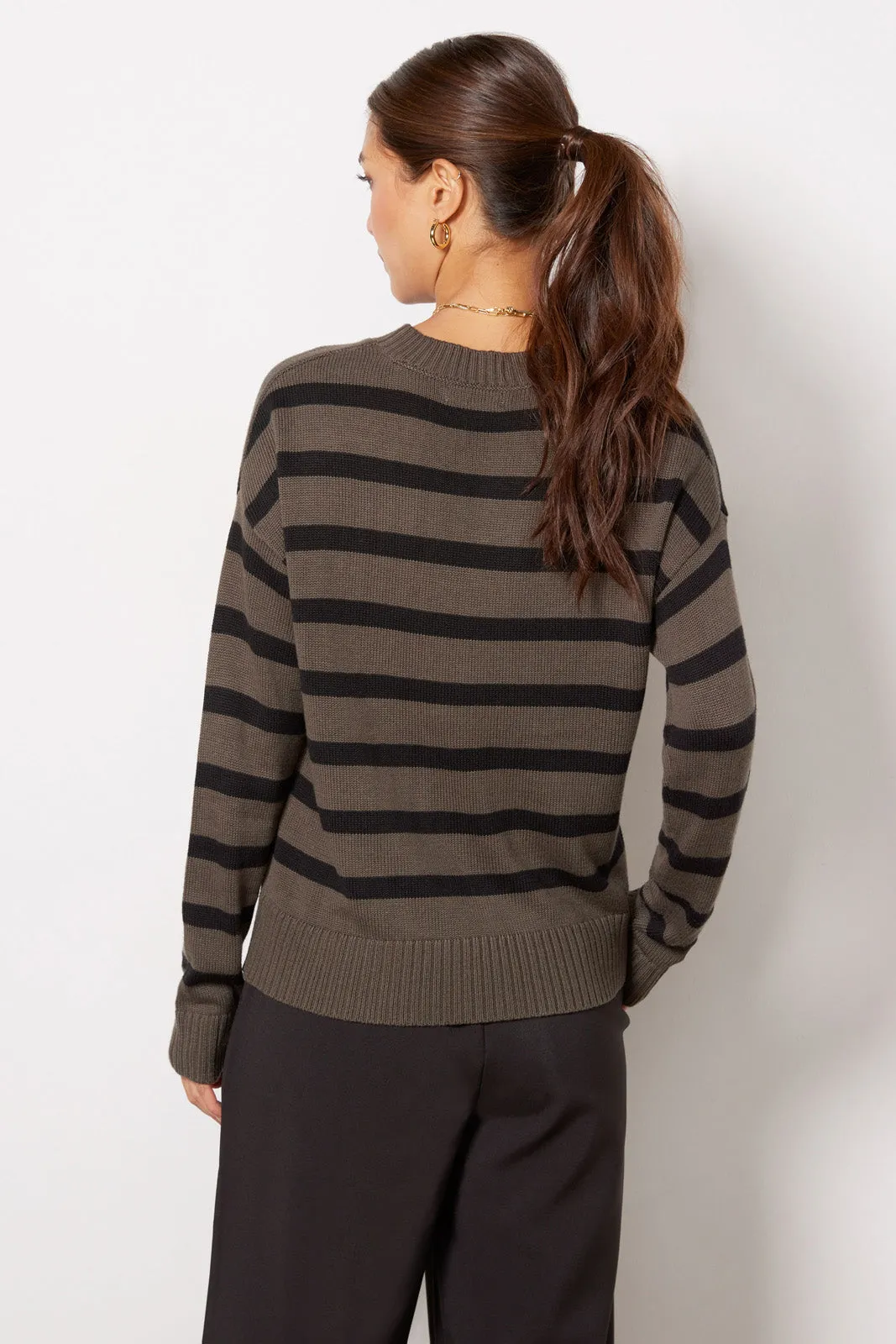 Delaney Stripe Pullover