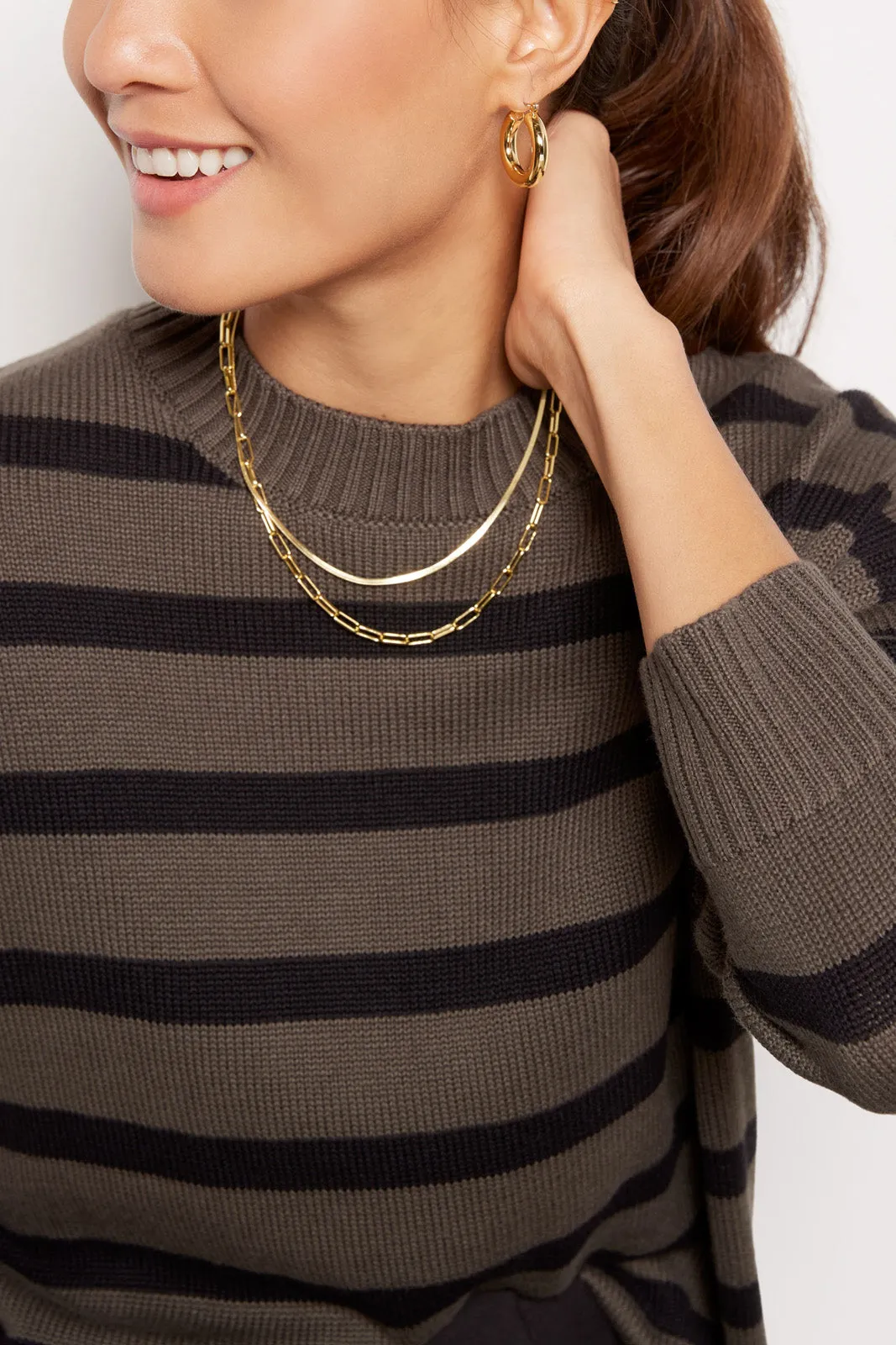 Delaney Stripe Pullover