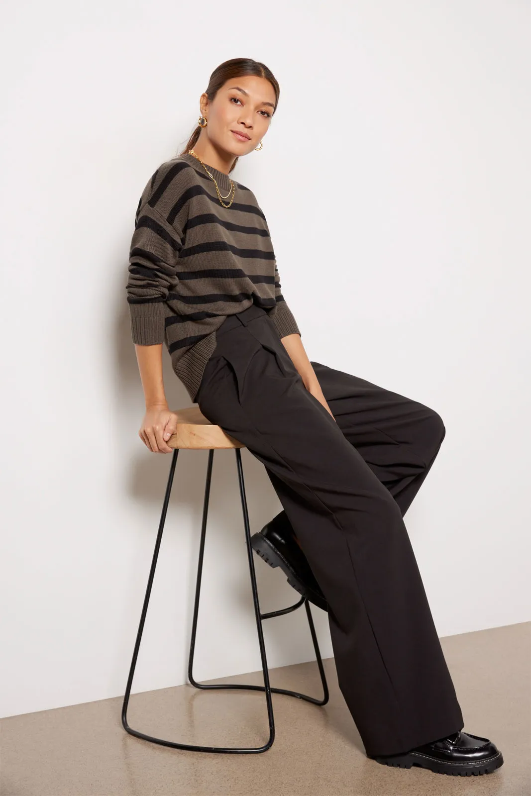 Delaney Stripe Pullover