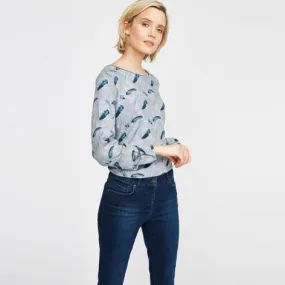 Dotty Feather Twill Top