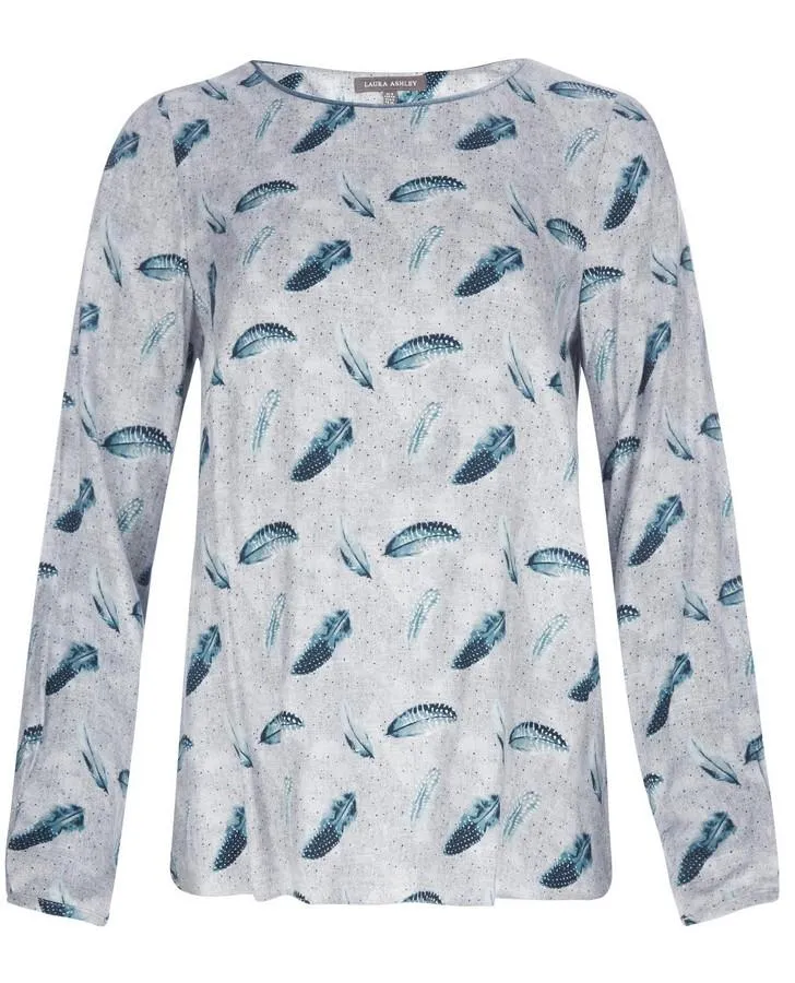 Dotty Feather Twill Top