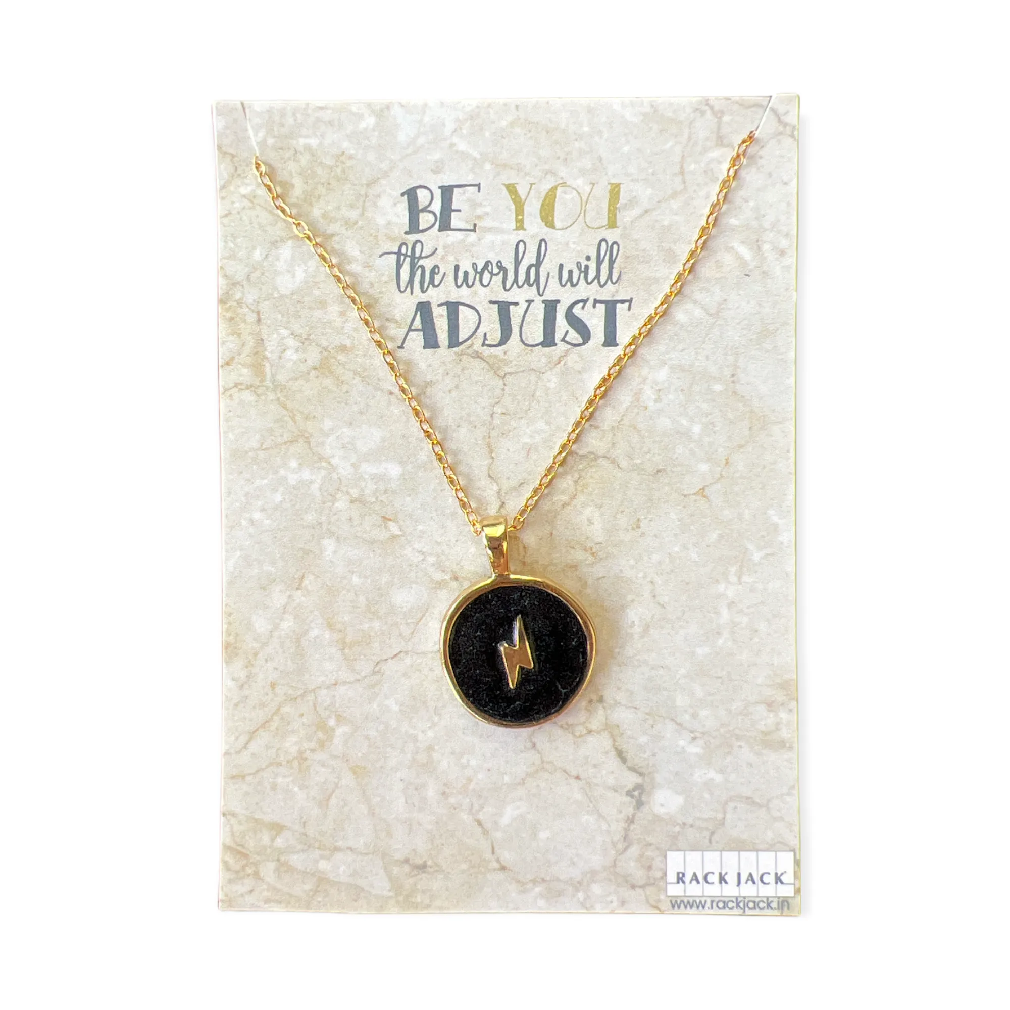 Dreamy Gold Enamel Charm Pendant