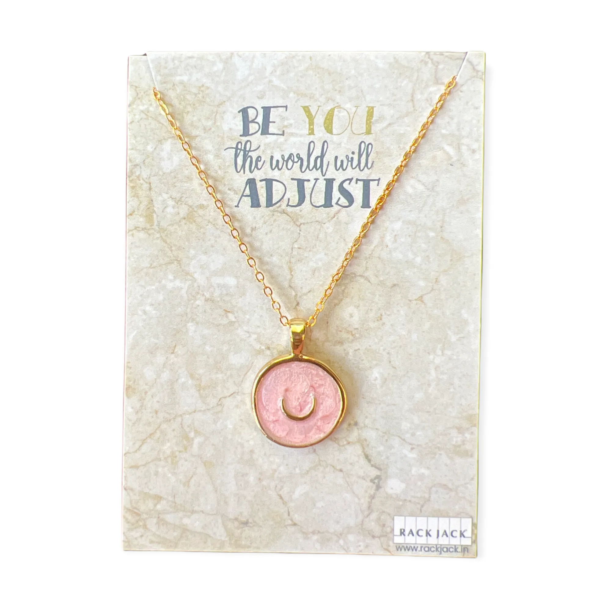 Dreamy Gold Enamel Charm Pendant