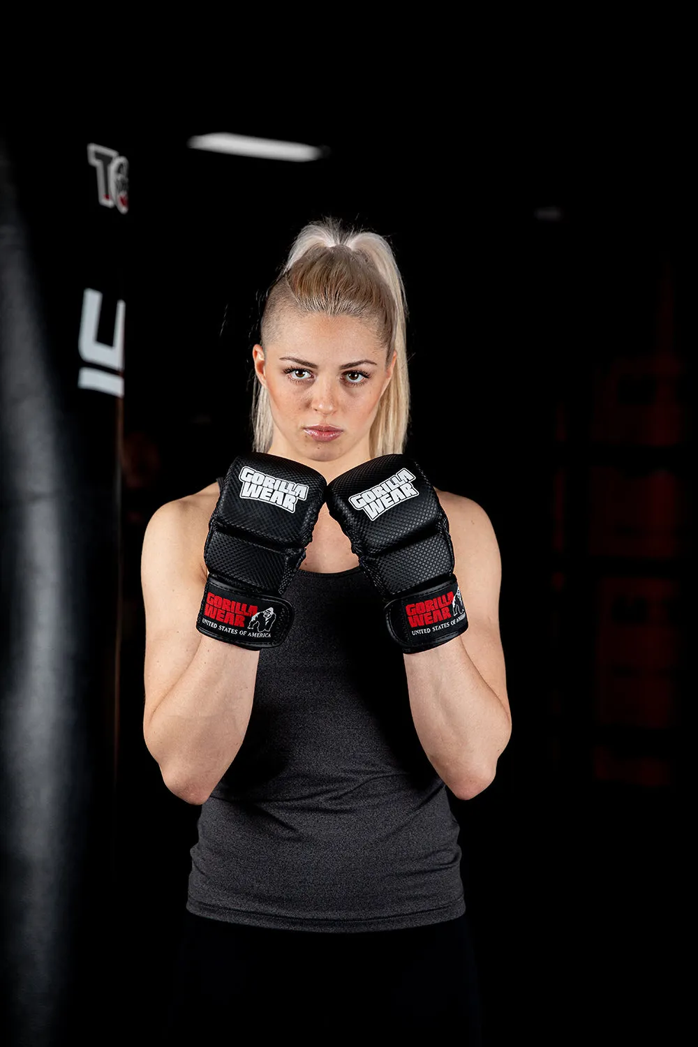 Ely MMA Sparring Gloves - Black/White