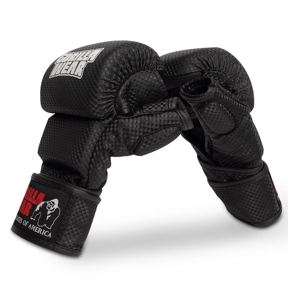Ely MMA Sparring Gloves - Black/White