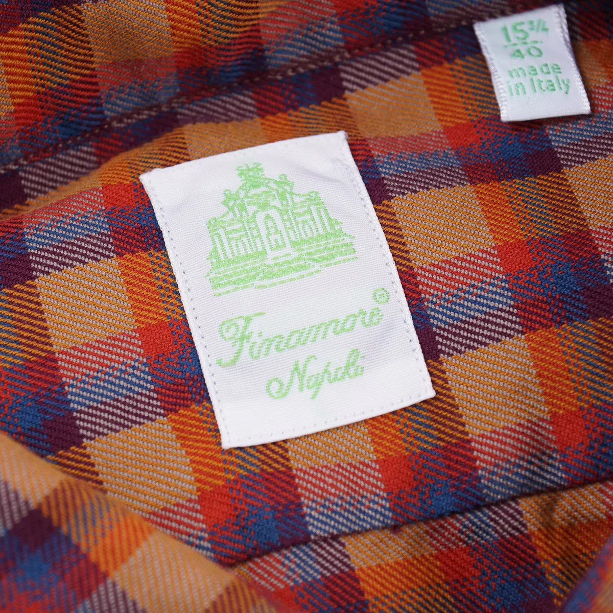 Finamore Soft Twill Cotton Dress Shirt
