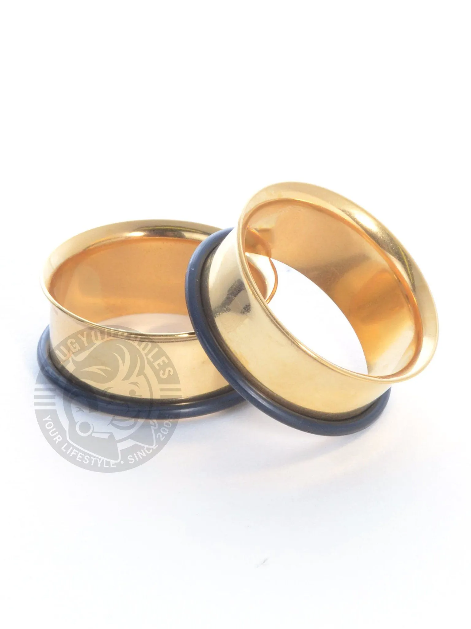 Gold Single Flared Steel Tunnels