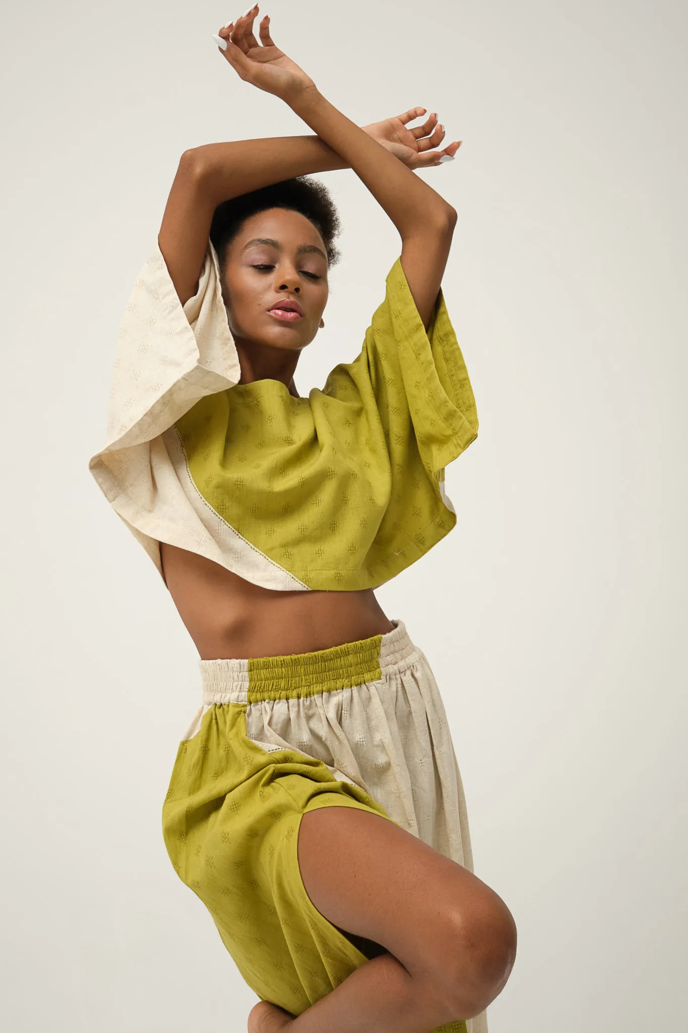 Green Handwoven Organic SIMPSON SET