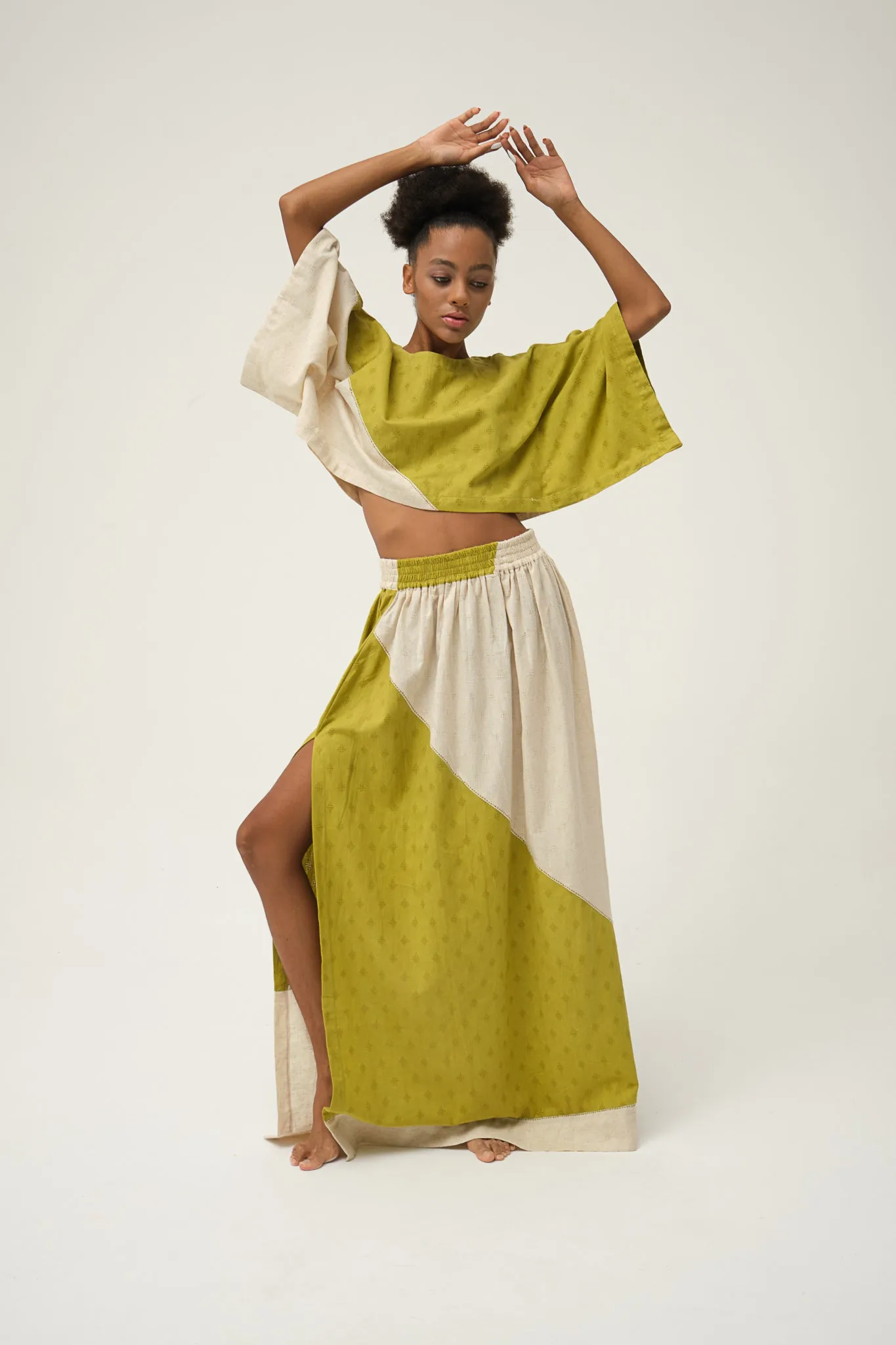 Green Handwoven Organic SIMPSON SET