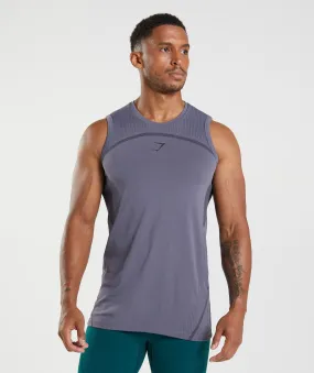 Gymshark 315 Seamless Tank - Mercury Purple/Black