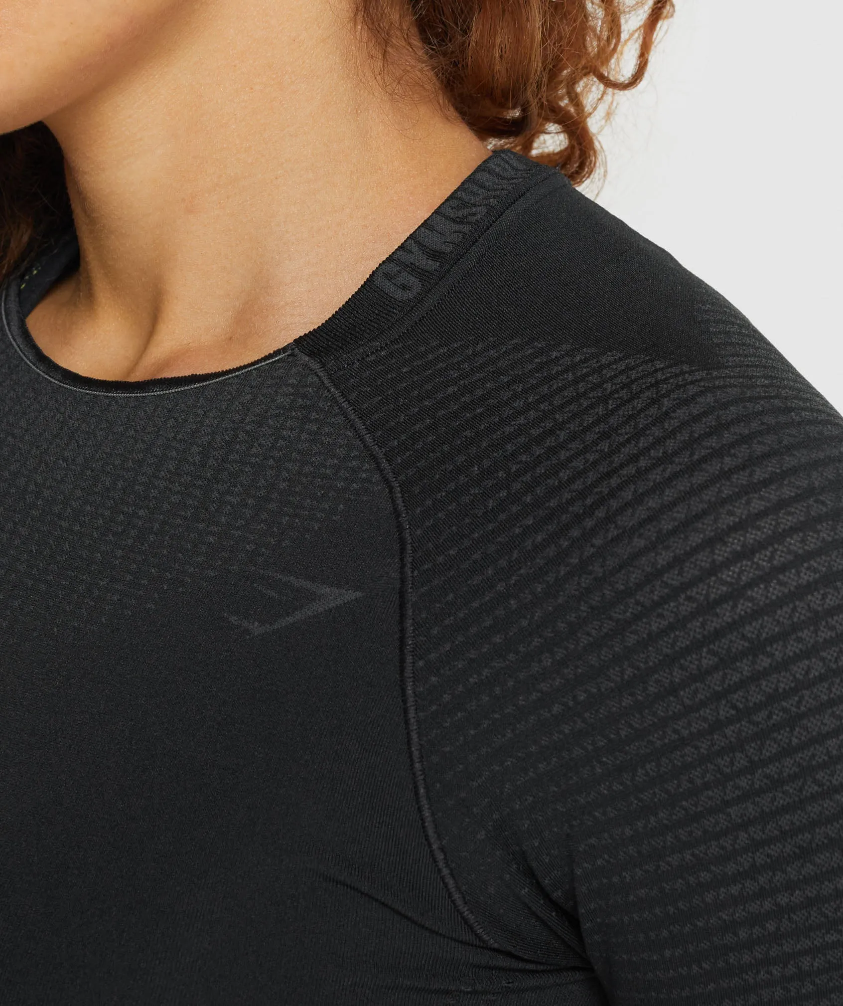 Gymshark Apex Seamless Crop Top - Black