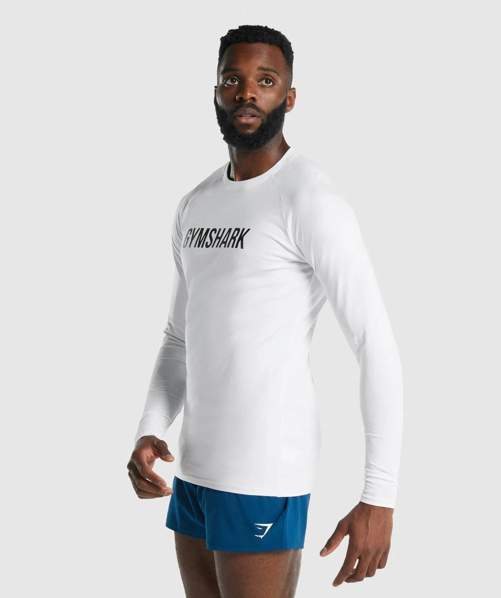 Gymshark Apollo Long Sleeve T-Shirt - White