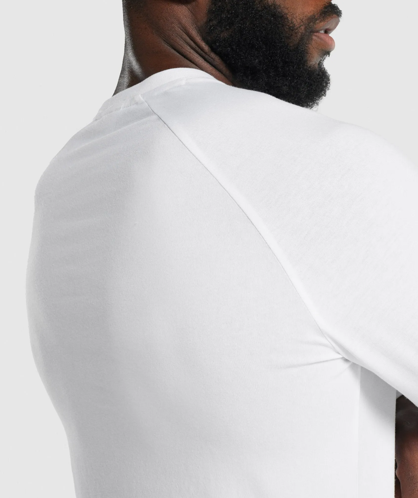 Gymshark Apollo Long Sleeve T-Shirt - White
