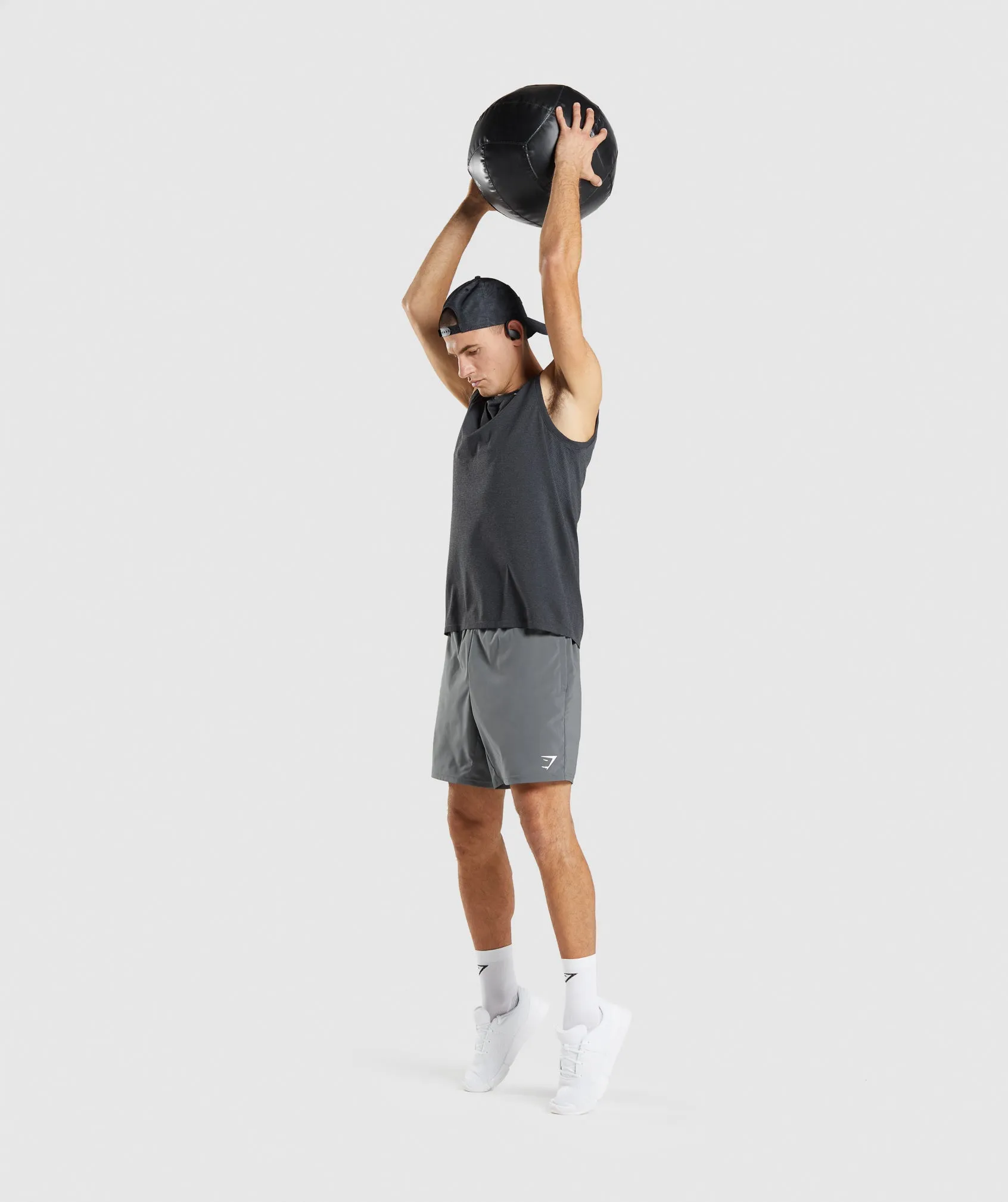 Gymshark Arrival Seamless Tank - Black Marl