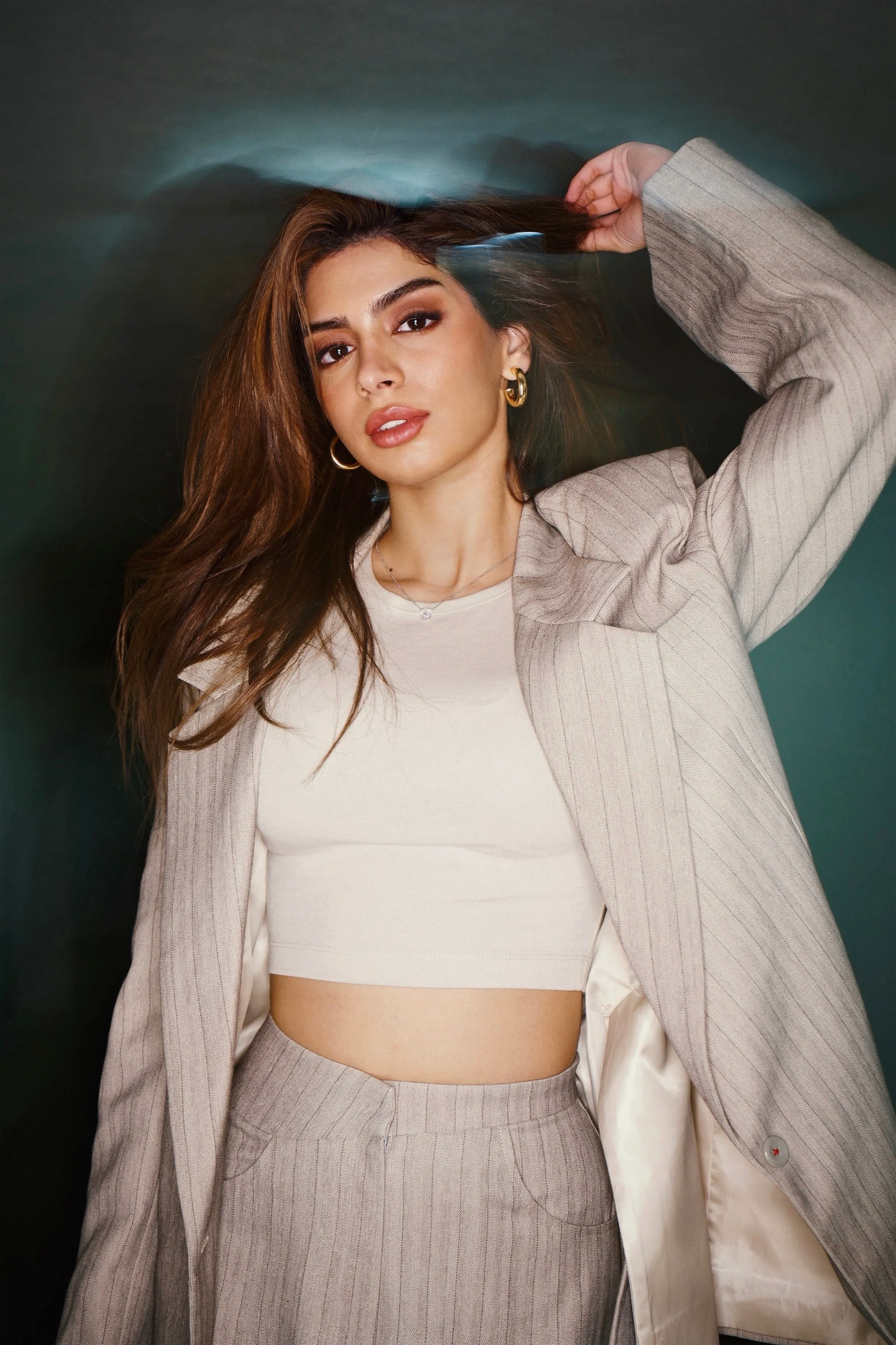 Khushi Kapoor in Alex Blazer 2.0 with Corp Skirt