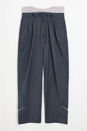 Kiko Kostadinov Bendix Tailored Trouser Midnight Blue / Icy Lilac